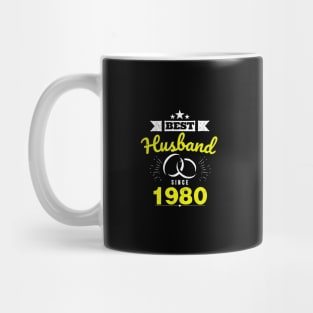 Mens Best Husband Since 1980 Married for 38 Years T Shirt Mug